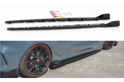 Накладки сплиттеры на пороги на BMW 1 F40 M-Pack / M135i